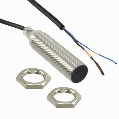 Omron Inductive Sensor, Rice-Nickel, Long Body, M18, Flat Head, 5mm, DC, 3 Cable, PNP-NK, 2M cable 454858351015