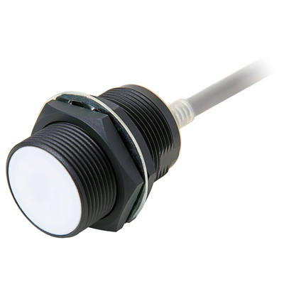 Omron Inductive Sensor, M30, Plain, 10mm, DC, 3-Kablolu, PNP No/NC can be selected (Factory Settings: No), IO-Link V1.1 Com2 (38.4 KBPS, 2.3MS), 5m cable 45485837865303030