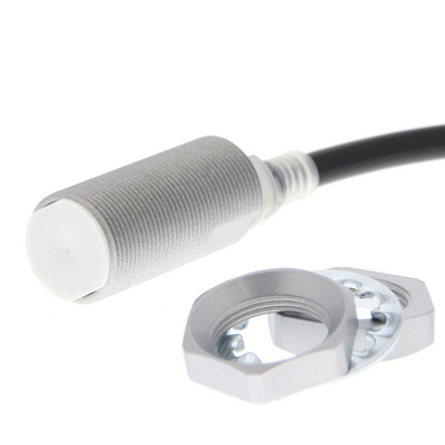 Omron Proximity Sensor, Inductive, Brass-Nickel, Spatter-Coating, M18, Shielded, 11 mm, No, 2 M cable, DC 2-Wire 4549734183673