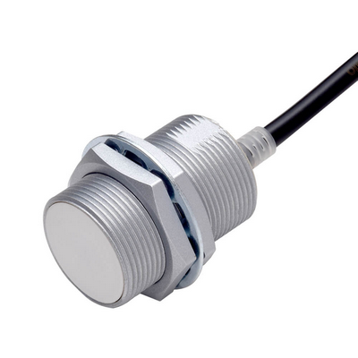 Omron Proximity Sensor, Inductive, Fluororein Coating (Base Material: Brass), M30, Shielded, 15 mm, DC, 3-Wire, PNP No, IO-Link Com2, 2 M PREWYED 4549734487320