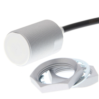 Omron Proximity Sensor, Inductive, Brass-Nickel, Spatter-Coating, M30, Shielded, 20 mm, No, 2 M cable, DC 2-Wire 4549734183796
