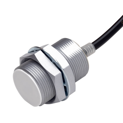 Omron Proximity Sensor, Inductive, Fluororein Coating (Base Material: Brass), M30, Shielded, 22 mm, DC, 3-Wire, PNP No, IO-Link Com2, 2 M PREWYED 4549734487405