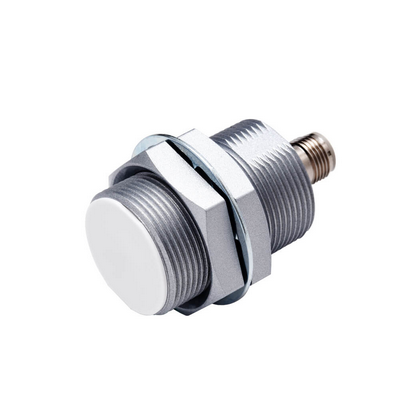 Omron Proximity Sensor, Inductive, Fluororein Coating (Base Material: Brass), M30, Shielded, 22 mm, DC, 3-Wire, NPN No, M12 Connector 4549734486859