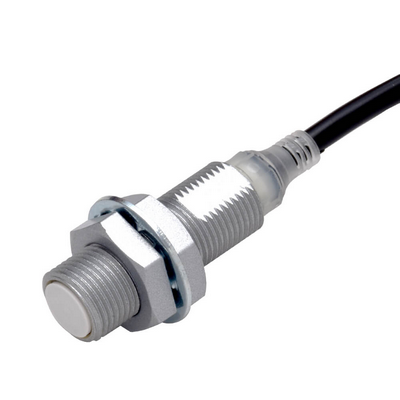 Omron Proximity Sensor, Inductive, Fluororein Coating (Base Material: Brass), M12, Shielded, 4 mm, DC, 3-Wire, PNP No, IO-Link Com2, 2 M PREWEDE 4549734485401