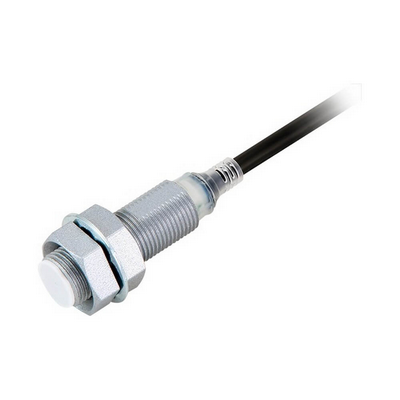 OMRON Yakınlık sensörü, endüktif, pirinç-nikel, Sıçrayan kaplama, M12, blendajlı, 7 mm, NO, 2 m kablo, DC 2 telli 4549734183550