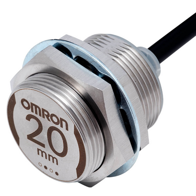 Omron Proximity Sensor, Inductive, Full Metal Stainless Steel 303 m30, Shielded, 20 mm, DC, 3-Wire, PNP No, IO-Link Com3, 2 M Prewired 4549734527057