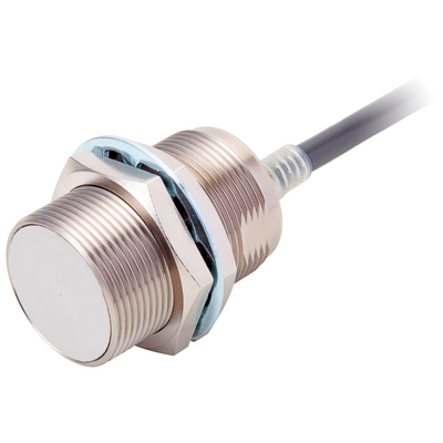 Omron Inductive Sensor, M30, Plain, 10mm, DC, 3-Kablolu, PNP No/NC can be selected (Factory Settings: No), IO-Link V1.1 Com2 (38.4 KBPS, 2.3MS), 2m cable 45485838634999