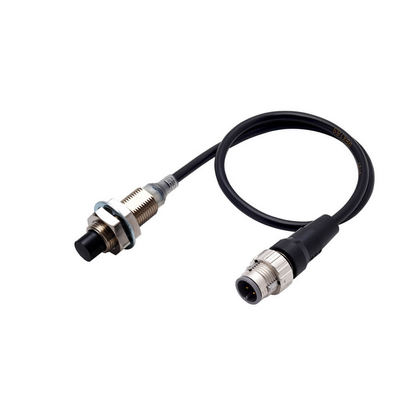 Omron Proximity Sensor, Inductive, Nickel-Brass Short Body, M12, Ordhielded, 10 mm, DC, 3-Wire, PNP No, IO-Link Com3, M12 Smartclick Pig-Tail