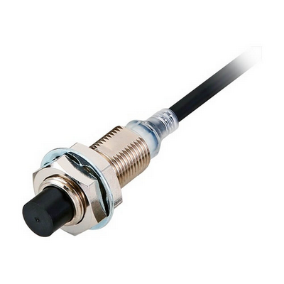 Omron Proximity Sensor, Inductive, Brass-Nickel, M12, Non-Shielded, 10 mm, No, 5 m cable, DC 2-Wire 45497341824166