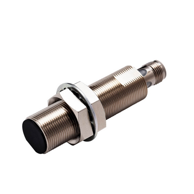 Omron Proximity Sensor, Inductive, Nickel-Brass, Long Body, M18, Shielded, 14 mm, DC, 3-Wire, PNP No, IO-Link Com3, M12 Connector 4549734476430