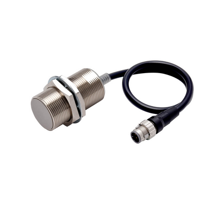 Omron Proximity Sensor, Inductive, Nickel-Brass Long Body, M30, Shielded, 15 mm, DC, 3-Wire, PNP No, IO-Link Com3, M12 Smartclick Pig-Tail 0.3 M 4549734481724