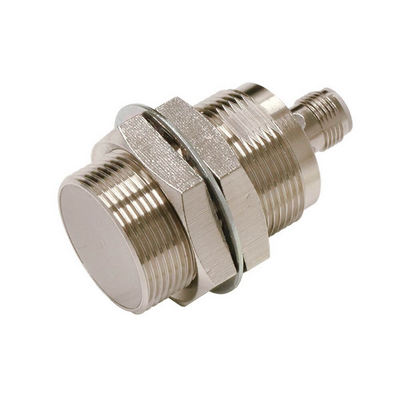 Omron Proximity Sensor, Inductive, Nickel-Brass, Short Body, M30, Shielded, 15 mm, DC, 3-Wire, PNP NC, M12 Connector 4549734480963