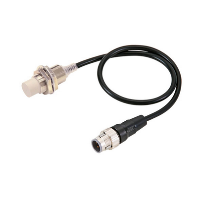 Omron Proximity Sensor, Inductive, Nickel-Brass, Short Body, M18, Ordhieded, 16 mm, DC, 3-Wire, NPN No+NC, M12 Connector 4549734473781