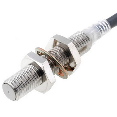 Omron Inductive Sensor, M8, Straight Head, 1.5mm, AC, 2 cables, Na, 2m cable 4547648404136