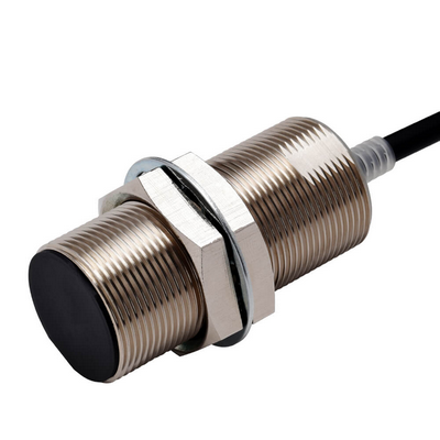 Omron Proximity Sensor, Inductive, Nickel-Brass Long Body, M30, Shielded, 23 mm, DC, 3-Wire, PNP No, IO-Link Com3, 2 M PREWEDE 4549734481908