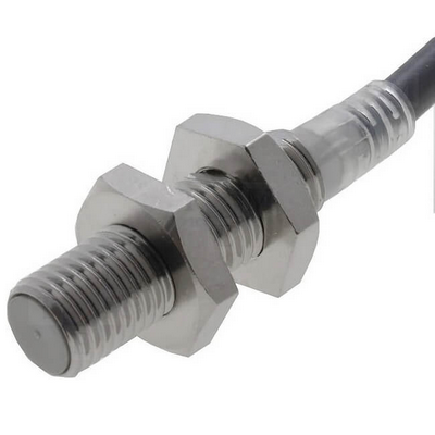 Omron Inductive Sensor, M8, Straight Head, 2mm, DC, 2 cables, Na, 2M Robotic cable 4547648406963