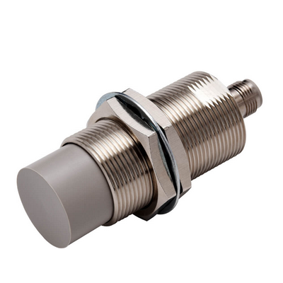 Omron Proximity Sensor, Inductive, Nickel-Brass, Long Body, M30, Unleaded, 30 mm, DC, 3-Wire, PNP NC, M12 Connector 4549734482295
