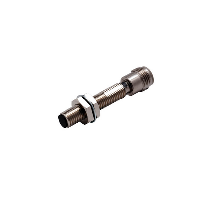 Omron Proximity Sensor, Inductive, Long Brass Body M8, Shielded, 3 mm, DC, 3-Wire, PNP No, IO-Link Com2, M12 Connector 4 Pins 4549734465878