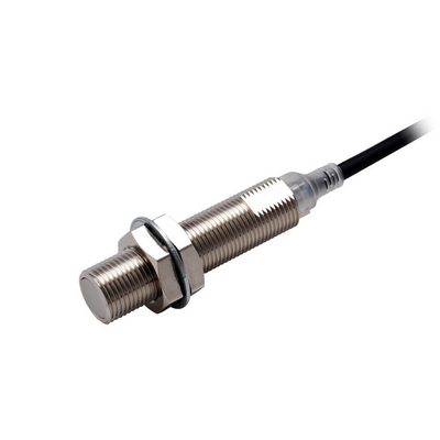 Omron Proximity Sensor, Inductive, Nickel-Brass, Long Body, M12, Shielded, 4 mm, DC, 3-Wire, PNP No, IO-Link Com3, 5 M PREWEDE 454973470339