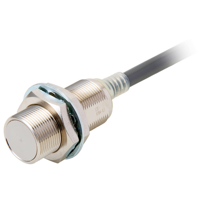 Omron Inductive Sensor, M18, Plain, 7mm, DC, 3-Kablolu, PNP No/NC can be selected (Factory Settings: No), IO-Link V1.1 Com2 (38.4 KBPS, 2.3MS), 2m Cable 454858378628888