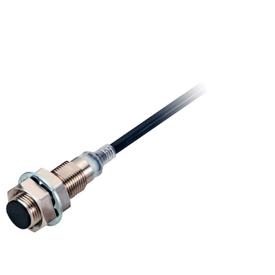Omron Proximity Sensor, Inductive, Brass-Nickel, M12, Shielded, 7 mm, No, 2 m cable, DC 2-Wire 4549734182195