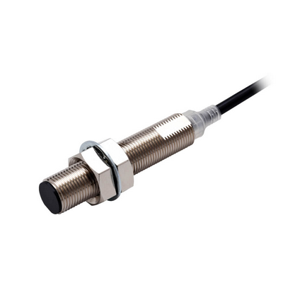 Omron Proximity Sensor, Inductive, Nickel-Brass, Long Body, M12, Shielded, 9 mm, DC, 3-Wire, NPN No, 2 M PREWEDE 4549734468121