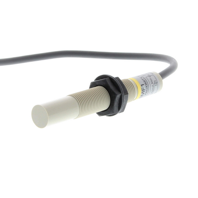 Omron Capacitive Sensor, M12, Dislocated head, 4mm, DC, 3 cables, NPN-NA, 2M cable 4536853264253