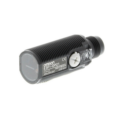 Omron photoelectric sensor, M18 axial, plastic body, red led, reflected from the object, 300mm, NPN, L-ON/D-ON, M12 connector 4548583441484