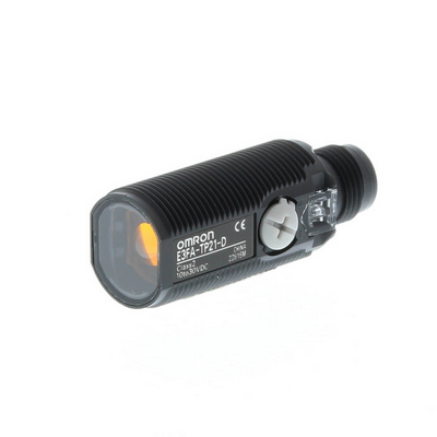 Omron Photolelectric Sensor, M18 Axial, Plastic Body, Red LED, Thru-Beam, 20m, PNP, L-ON Fixed, M12 Connector 4548583502208