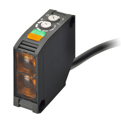 OMRON Fotoelektrik sensör, kare kare, kırmızı LED, cisimden yansımalı, 300mm, AC/DC, L-ON/D-ON, 2m piksel 45485746510