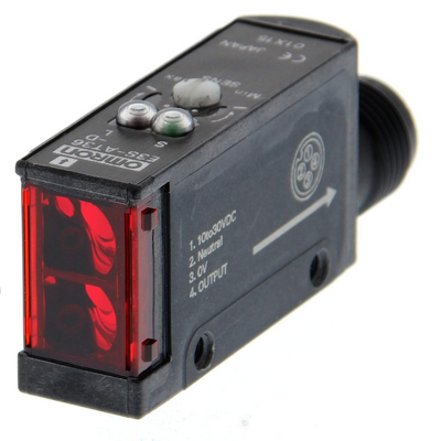 Omron Photolelectric Sensor, Mutual, 7M, DC, 3-Wire, PNP, Horizontal, M12 Plug-in 4536853282530
