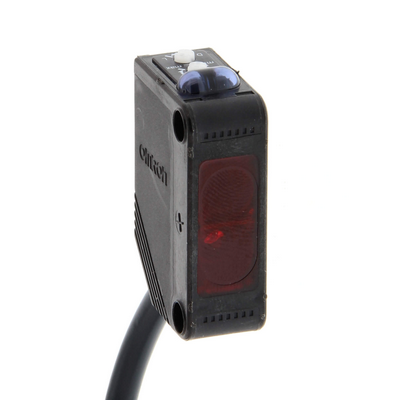 OMRON Fotoelektrik sensör, cisimden yansımalı, 100 mm, DC, 3 telli, PNP, 5 m kablo (braket gerektirir) 4547648287173