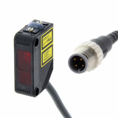 Omron Photolelectric Sensor, BGS Laser, 20-300mm, M12 Pigtail, PNP 4547648678926