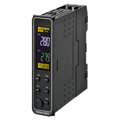 OMRON sıcaklık kontrolörü, PRO, DIN ray yapımı için soketli, 22,5mm, 1 x 0-20/4-20mA akış çıkışı,2 alarm çıkışı,100-240 VAC 4548583422223