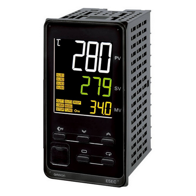 Omron Temperature Controller, Pro, 1/8 DIN (96x48mm), 2 x 12 VDC voltage output, 4 alarm exit, 100-240 VAC 4548583091740