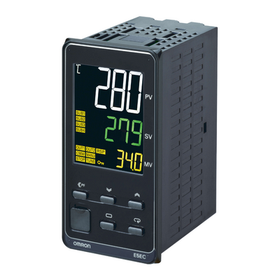 Omron Temperature Controller, Pro, 1/8 DIN (96x48mm), 1 x 12 VDC voltage output, 2 alarm exit, 4 event entrance, heater burning SSR Fault, 100-240 VAC 4548583762688