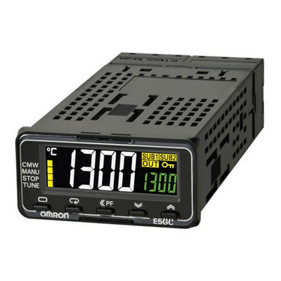 OMRON sıcaklık kontrolörü PRO,1/32 DIN (24x48mm),vida terminalli,1 alarm çıkışı,1 x 0-20/4-20mA çıkış çıkışı,2 olay girişi,100-240 VAC 4548583505643