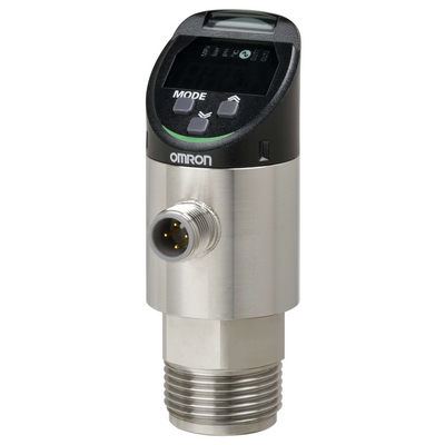 Omron Pressure Sensor, Liquid and Gas, -0.1 to 1 MPA, NPN, Analog, Display MPA Only 4549734213189