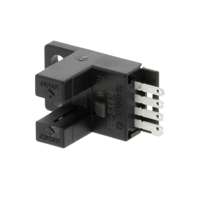 Omron Photo Micro Sensor, Slot Type, Close-Mounting, L-on, NPN, Connector 4548583476035