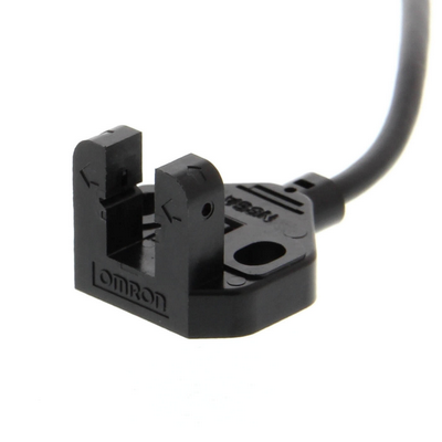 Omron Photomicro Sensor, L-Shaped 5mm Slot With, L-on, Incident Light, 5-24 VDC, NPN, 2M 45368543555561