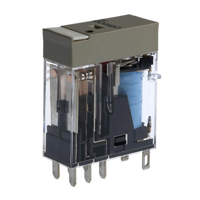 Omron Relay, Plug-in, 8-Pin, DPDT, 5 A, Mech & Led Indicators, Label Facility, 12 VDC 4536854936845