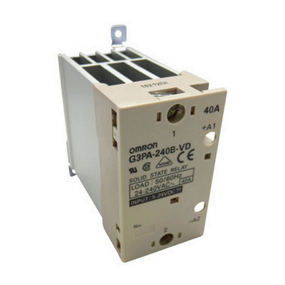 Omron Solid State Relay, DIN RAY/Surface Installation, Single Phase, 40 A, Max. 264 VAC 4536854864407