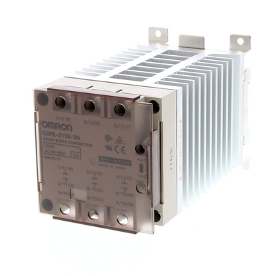 Omron Solid-State Relay, 2-Pole, DIN-Track Mounting, 15A, 264VAC MAX 4548583409910