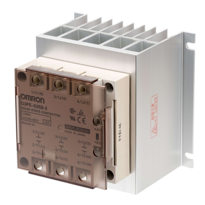 Omron Solid-State Relay, 3-Pola, Screw Mounting, 25A, 264VAC Max 4548583409804