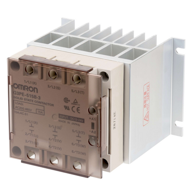 Omron Solid-State Relay, 3-Pola, Screw Mounting, 15A, 528VAC MAX 4548583409873