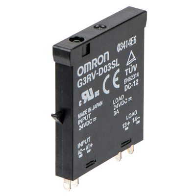 Omron Solid State Relay, Plug-in, 5-Pin, 3 A, 5-24 VDC 4547648741125