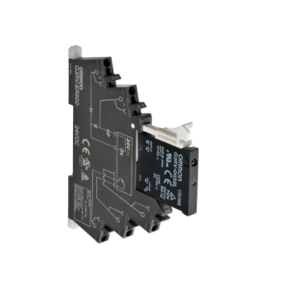 Omron Thin Solid State Relay & Socket, 100-240 VAC 2 A, for AC load, zero transition function, screw terminal, 12 VDC 4547648798822