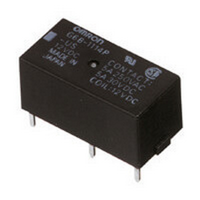 OMRON Subminyatür PCB rölesi, 5 A, SPST-NO, 24 VDC 4536853461829
