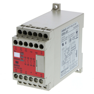 Omron Safety Relay Unit, 3pst-no (Category 4), 5 A, SPst-NC AUX, 1 OR 2 Channel Input 4547648814058