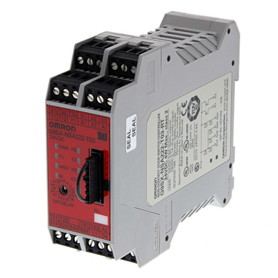Omron Non Contact Controller for D40A, 2 Instantaneous, 2 Timed, 2 AUX, Screw Terminals, 24DC 454764837170